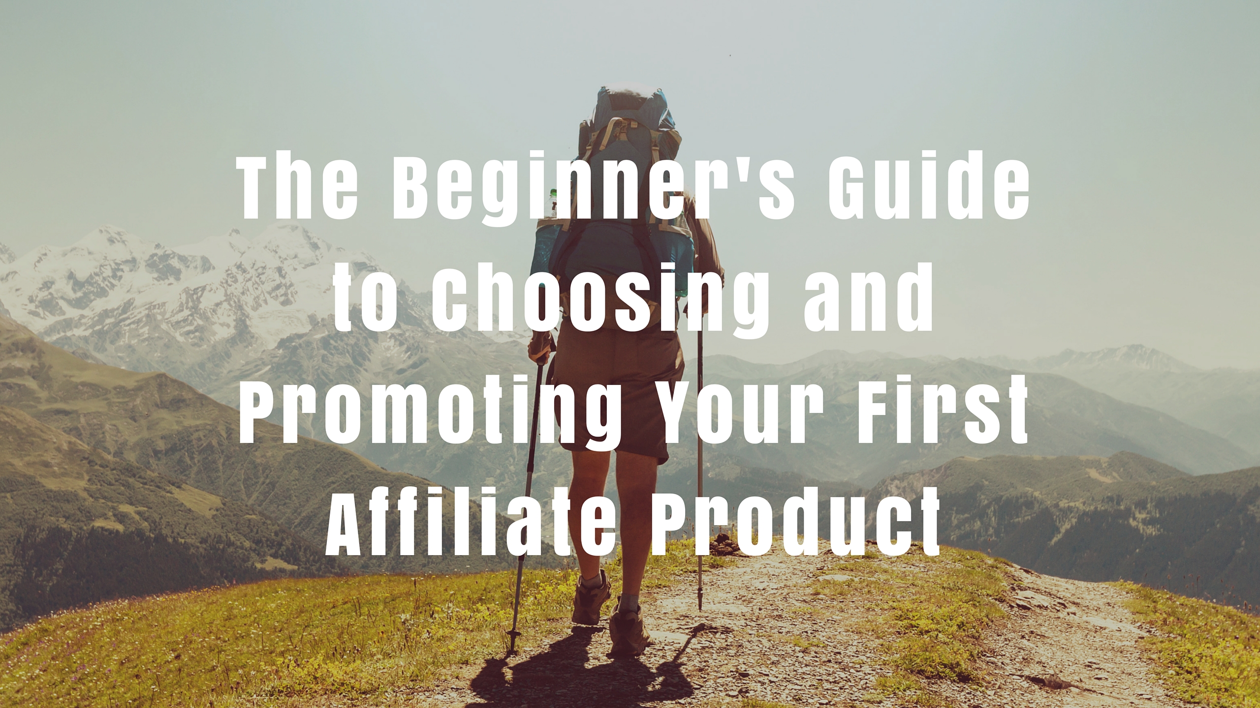 The Beginner's Guide To Choosing & Promoting Your First Affiliate Product