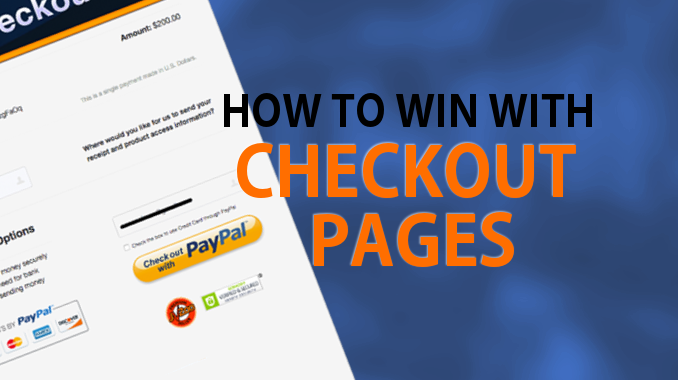 how to win with checkout pages