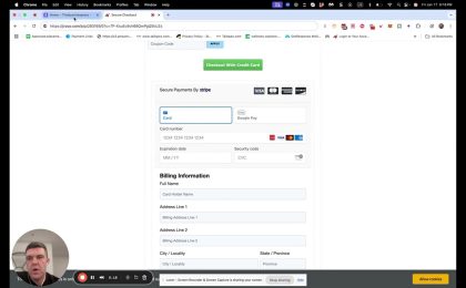 JVZoo checkout showing Apple Pay and Google Pay after the Stripe domain is allowed