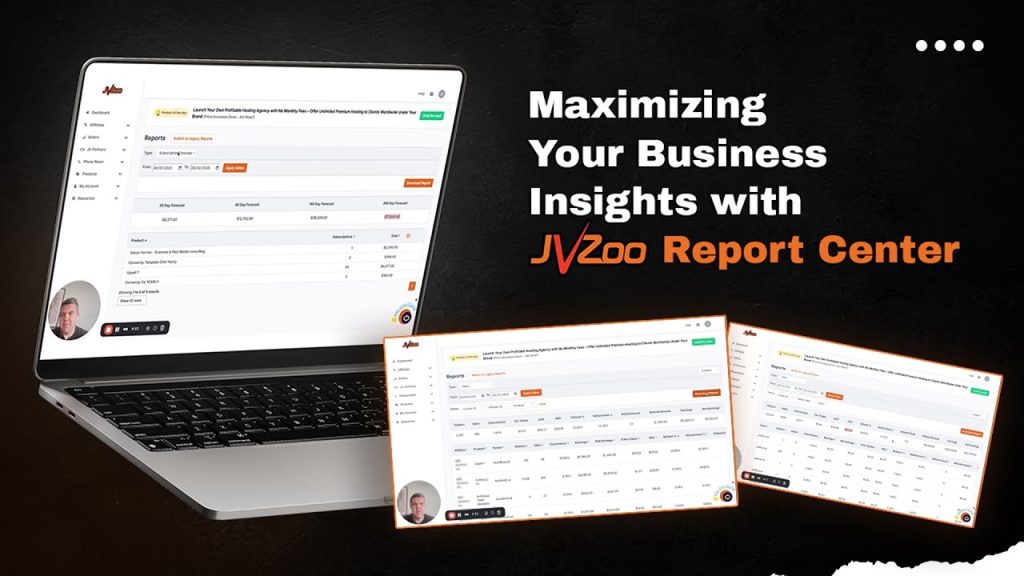 Official JVZoo Report Center walkthrough on YouTube